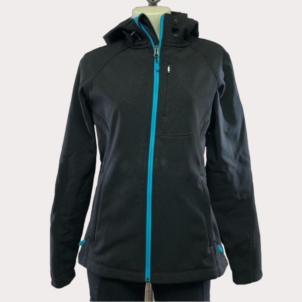 Kirkland Signature Water Repellant Wind Resistant Softshell Jacket Black Size Md